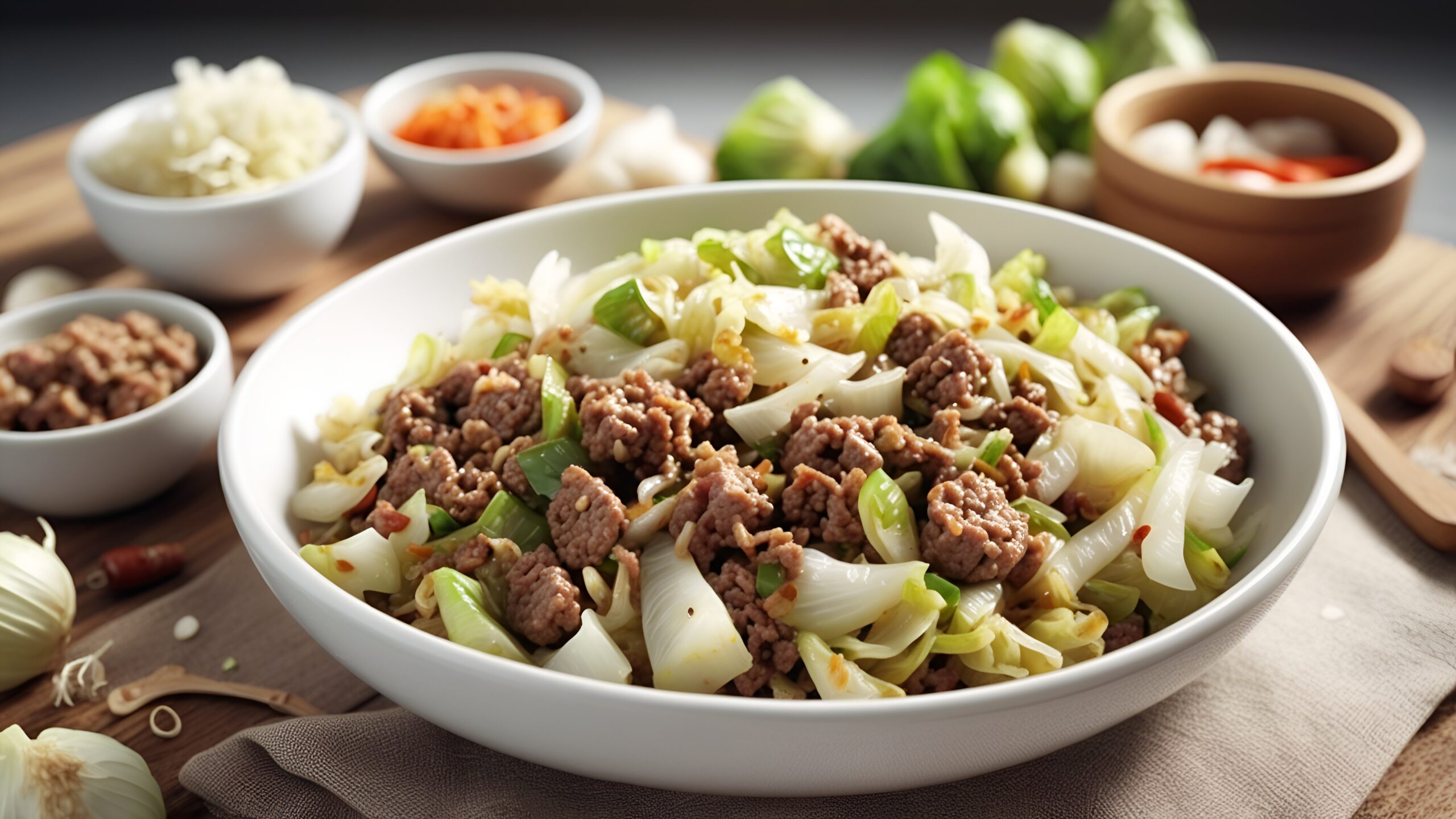 Low-Carb Beef & Cabbage Stir-Fry