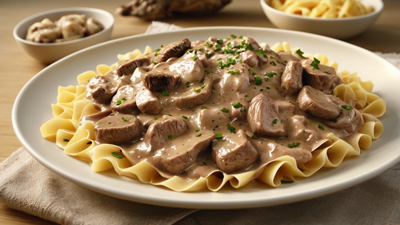 Hearty Beef Stroganoff