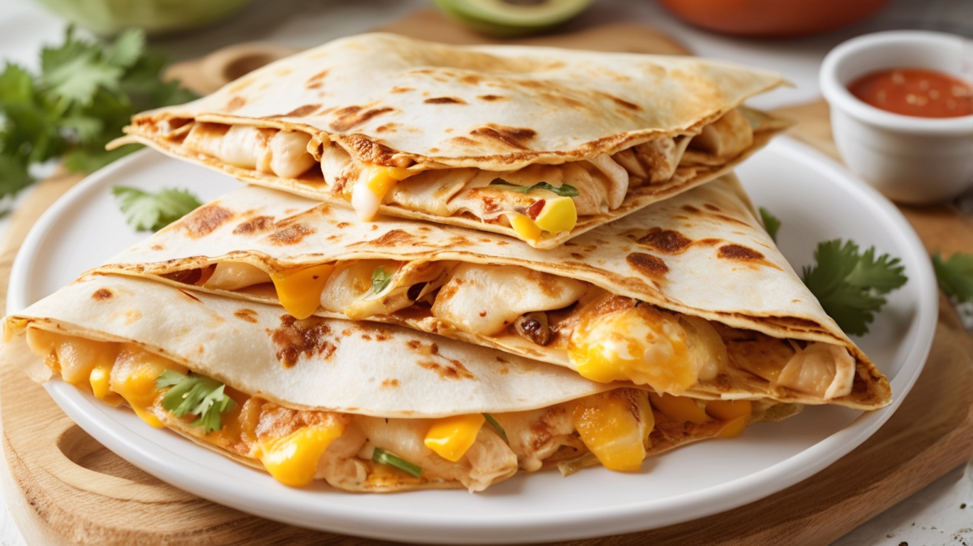 Cheesy Chicken Quesadilla