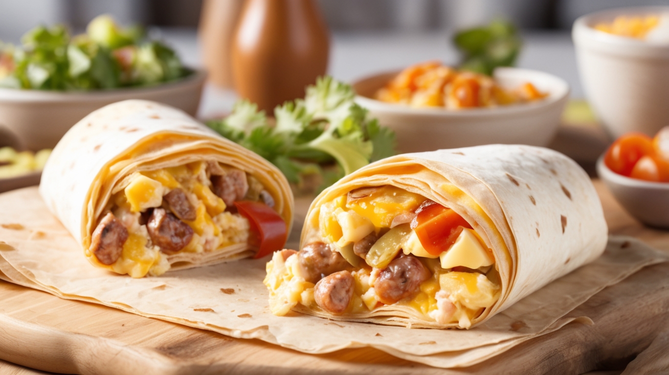 Make Ahead Breakfast Burritos