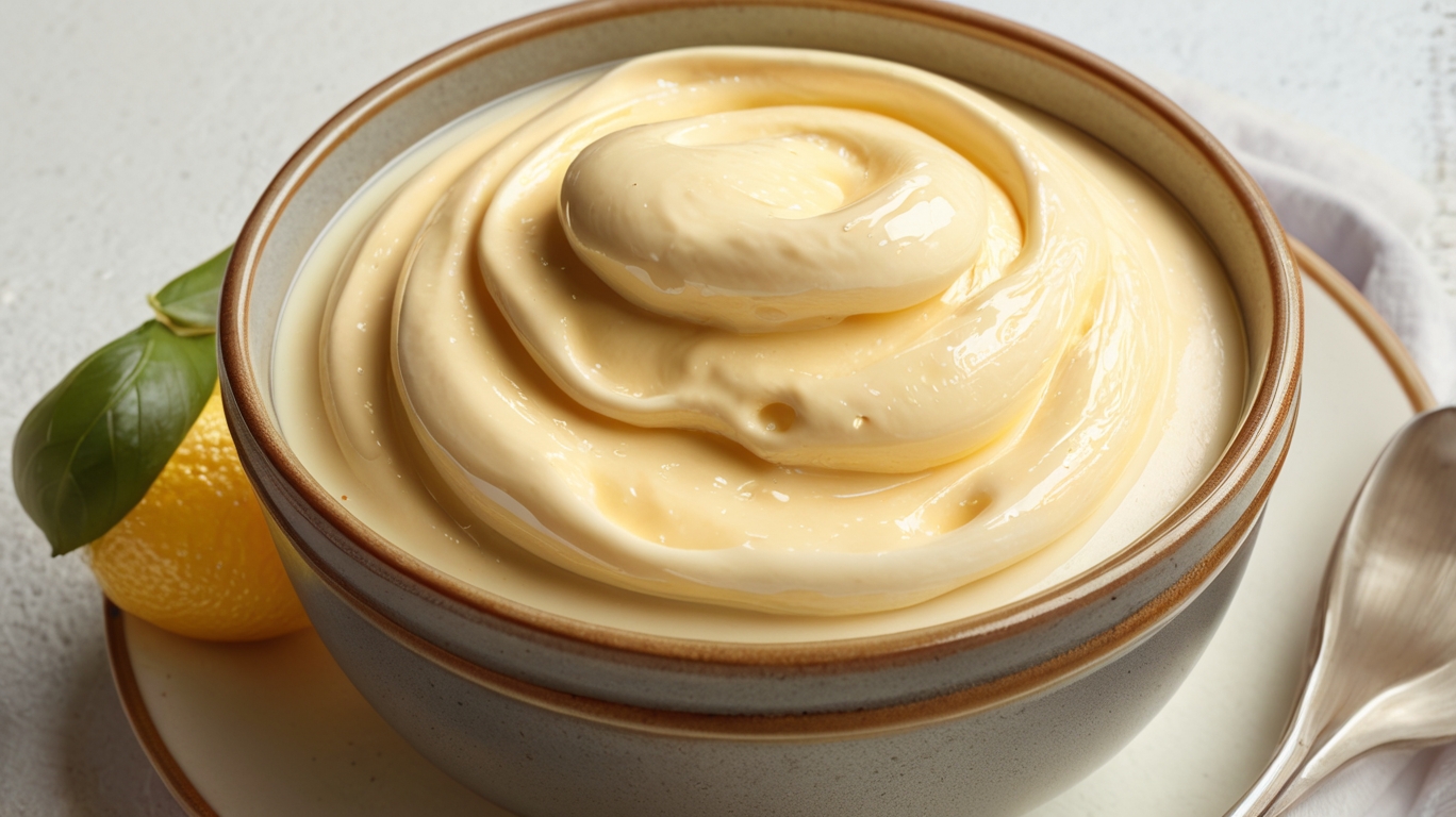 Silky Homemade Mayonnaise