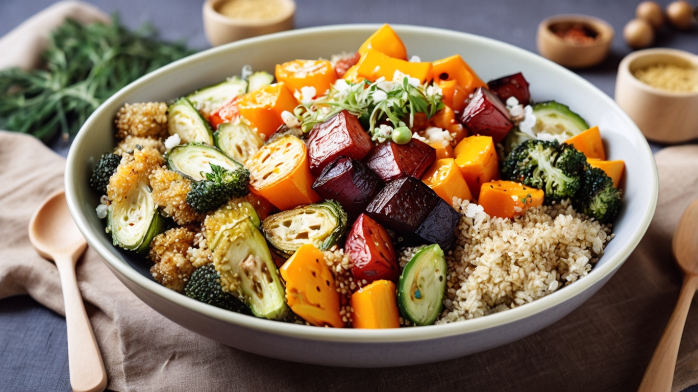 Roasted Vegetable & Quinoa Bowl