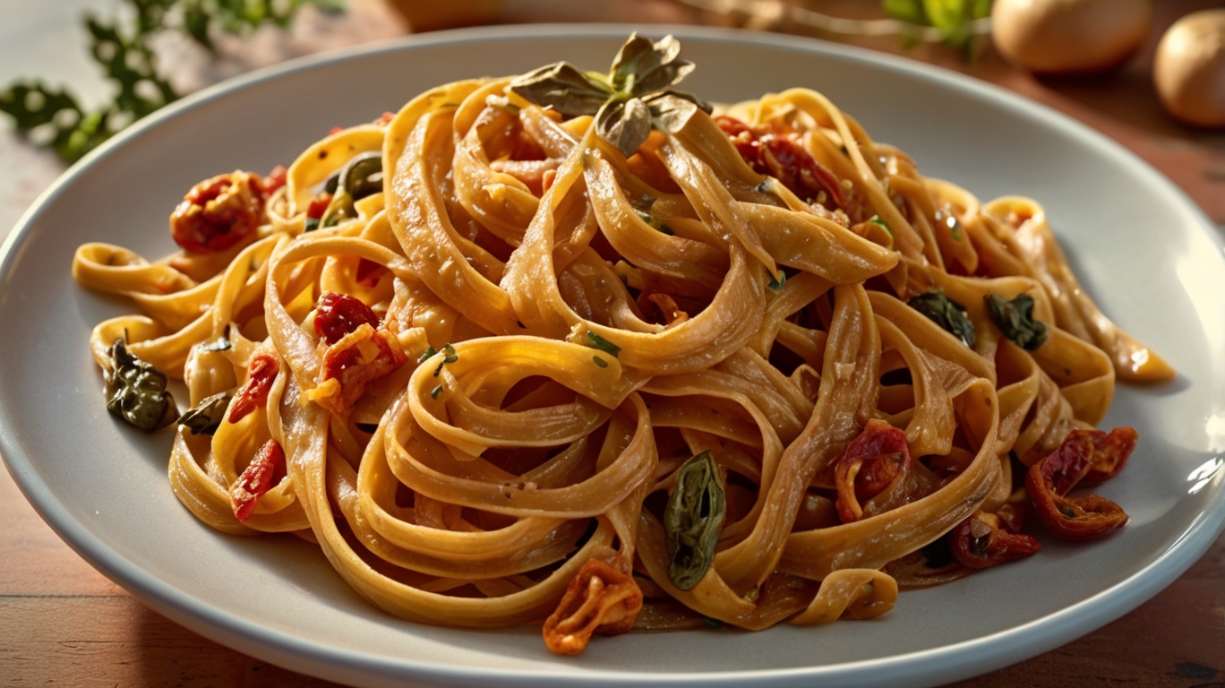 Vegan Sun-Dried Tomato Pasta
