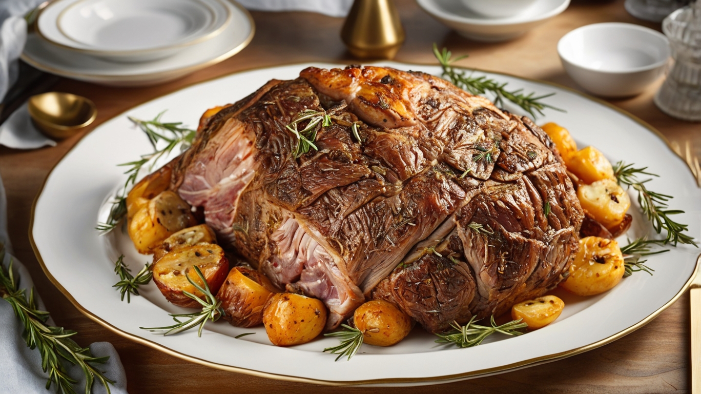 Herb Roasted Leg of Lamb